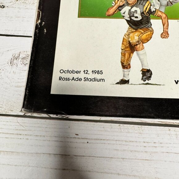 Purdue vs Illinois Program Oct 12, 1985 Ross-Ade Stadium Vtg College Football - Picture 2 of 5